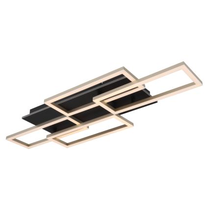 Globo - dimeriu reguliuojamas LED lubinis šviestuvas LED/40W/230V 2700-6500K 32,5x87,5 cm juodas + nuotolinis pultas