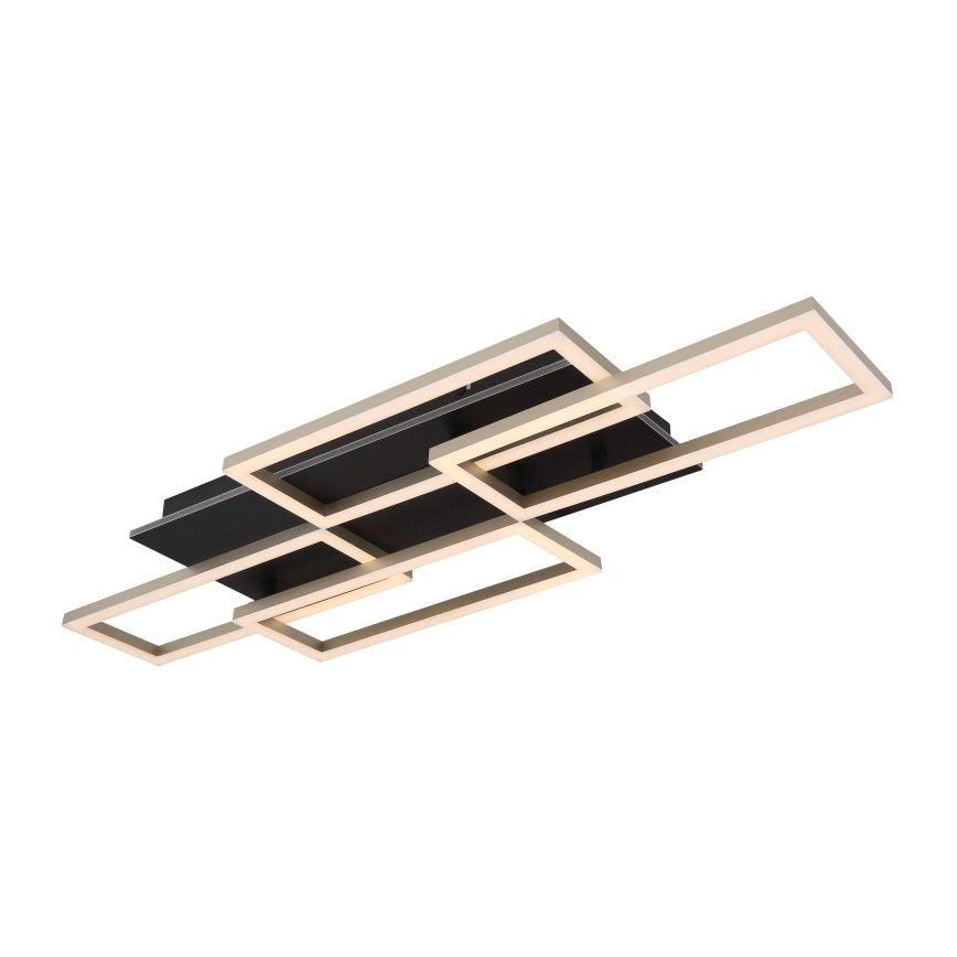 Globo - dimeriu reguliuojamas LED lubinis šviestuvas LED/40W/230V 2700-6500K 32,5x87,5 cm juodas + nuotolinis pultas