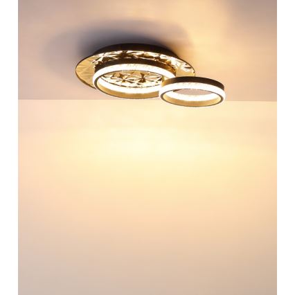 Globo - LED lubinis šviestuvas LED/24W/230V 3000K 40x50,5 cm juoda/auksas