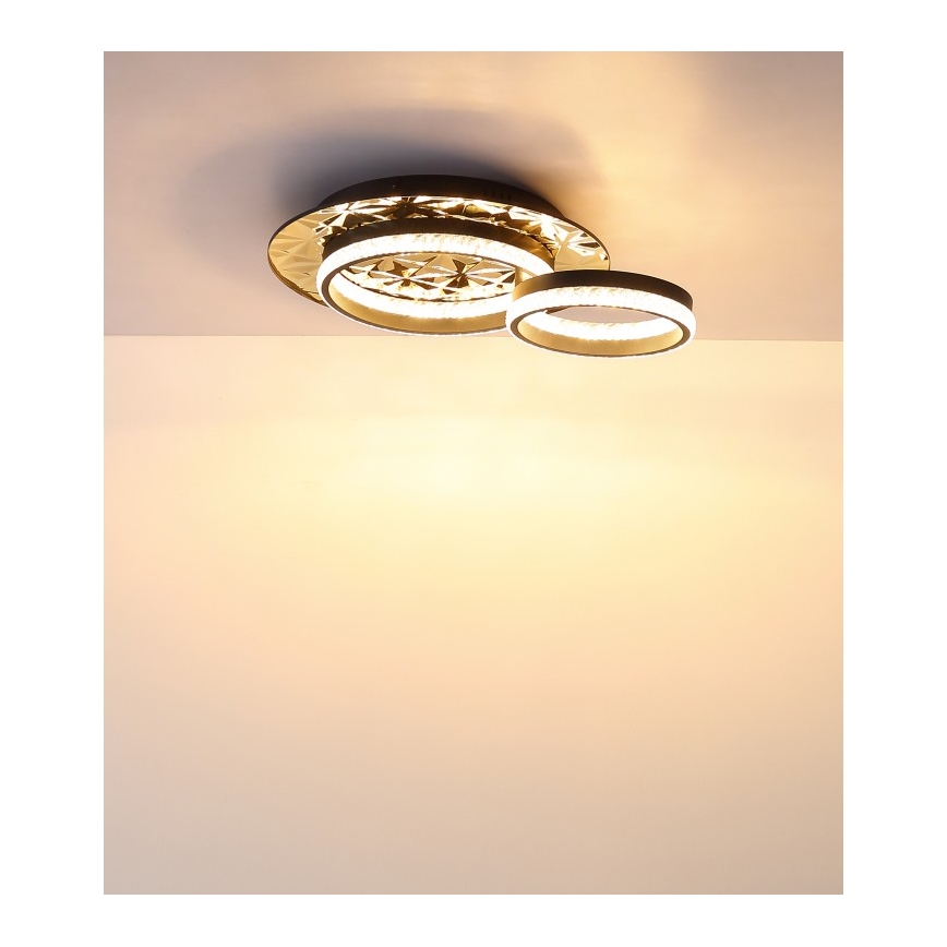 Globo - LED lubinis šviestuvas LED/24W/230V 3000K 40x50,5 cm juoda/auksas