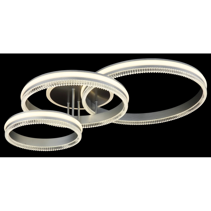 Globo - dimeriuojamas lubinis LED šviestuvas LED/72W/230V 2700-6000K sidabro spalvos + nuotolinis valdymas