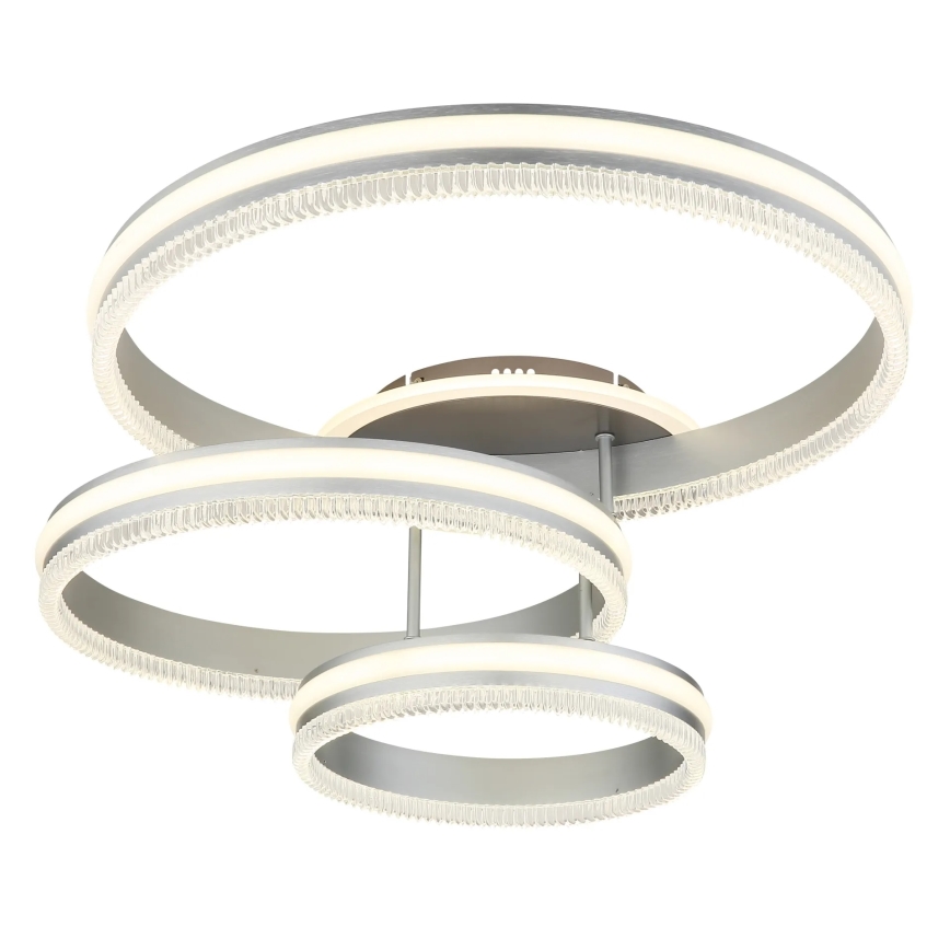 Globo - dimeriuojamas lubinis LED šviestuvas LED/72W/230V 2700-6000K sidabro spalvos + nuotolinis valdymas