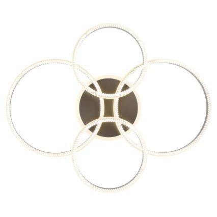 Globo - dimeriuojamas LED lubinis šviestuvas LED/90W/230V 2700-6000K sidabrinis + nuotolinio valdymo pultas