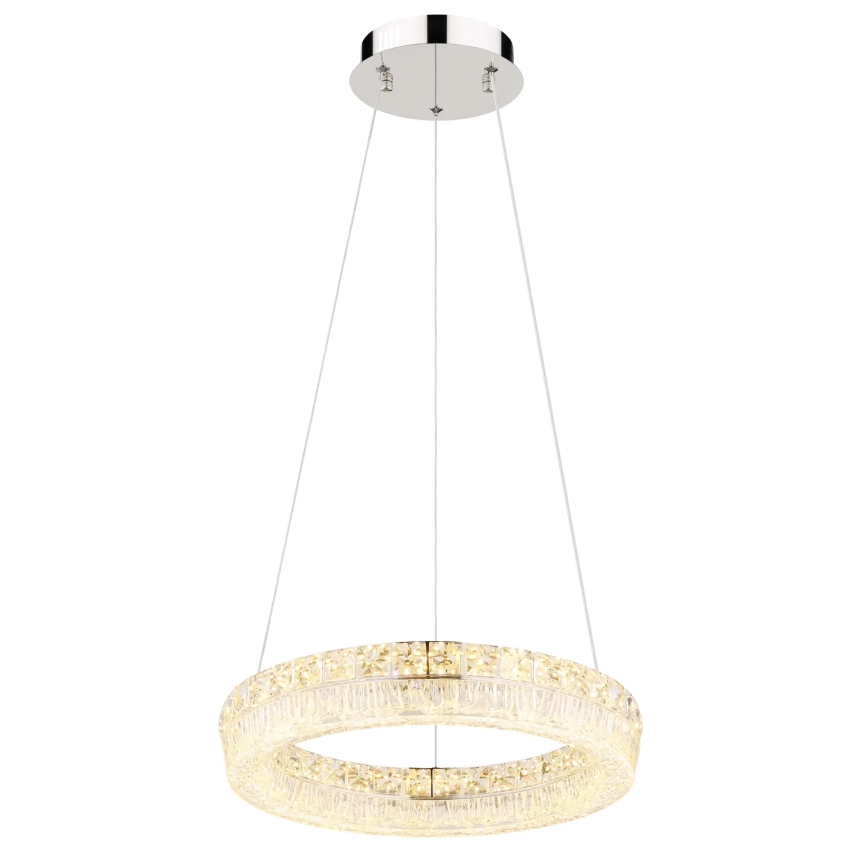 Globo - reguliuojama LED liustra ant laido LED/24W/230V 2700-6000K, skaidri + nuotolinis valdymas