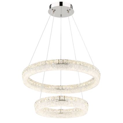 Globo - LED reguliuojama liustra ant laido LED/60W/230V 2700-6000K skaidri + nuotolinis valdymas