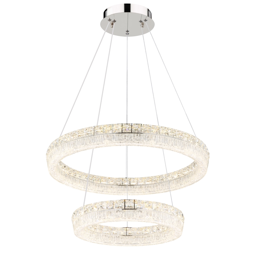 Globo - LED reguliuojama liustra ant laido LED/60W/230V 2700-6000K skaidri + nuotolinis valdymas