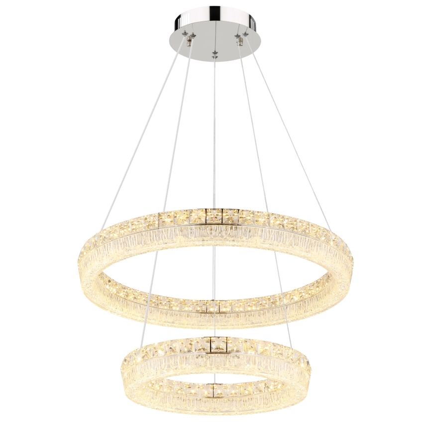 Globo - LED reguliuojama liustra ant laido LED/60W/230V 2700-6000K skaidri + nuotolinis valdymas