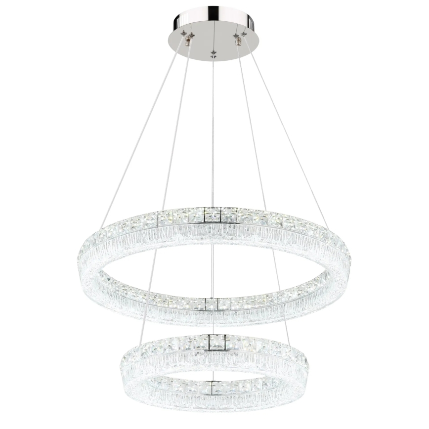 Globo - LED reguliuojama liustra ant laido LED/60W/230V 2700-6000K skaidri + nuotolinis valdymas