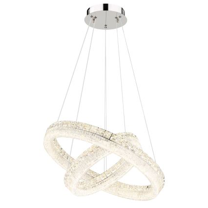 Globo - LED reguliuojama liustra ant laido LED/60W/230V 2700-6000K skaidri + nuotolinis valdymas