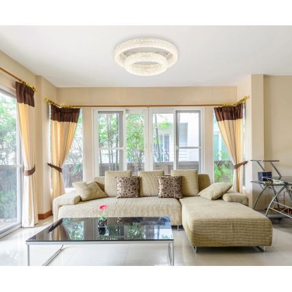 Globo - LED dimeriuojamas lubinis šviestuvas LED/60W/230V 2700-6000K skaidrus + su nuotoliniu pulteliu