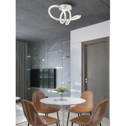 Globo - reguliuojamas LED lubų šviestuvas LED/40W/230V 2700–6000K blizgus chromas + nuotolinis pultas
