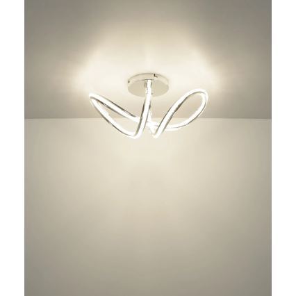 Globo - reguliuojamas LED lubų šviestuvas LED/40W/230V 2700–6000K blizgus chromas + nuotolinis pultas