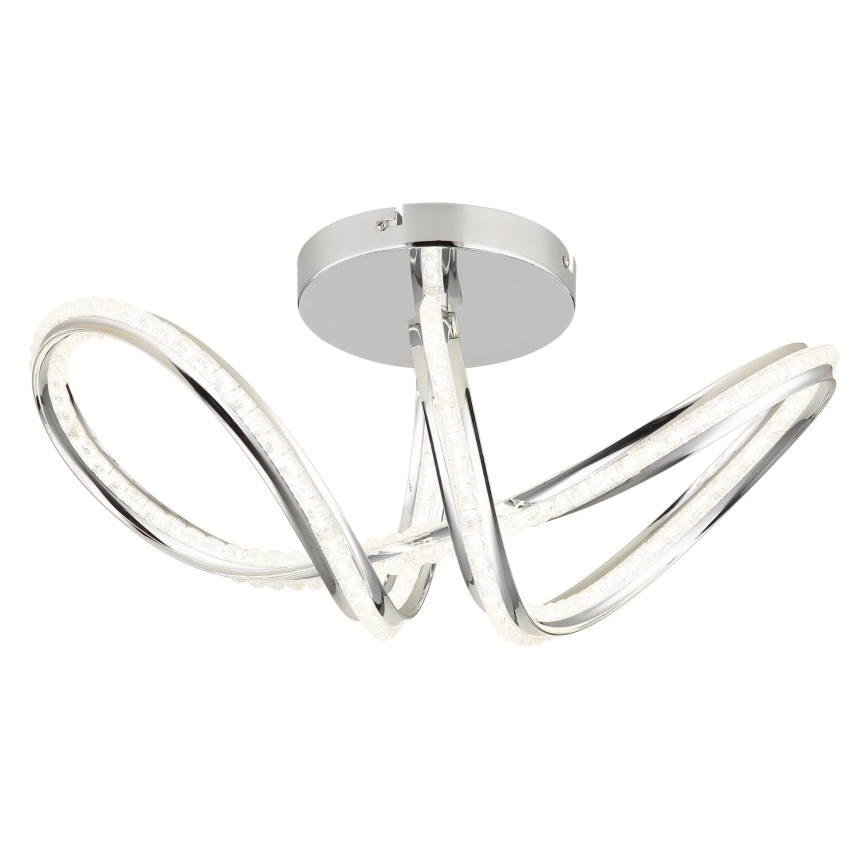 Globo - reguliuojamas LED lubų šviestuvas LED/40W/230V 2700–6000K blizgus chromas + nuotolinis pultas