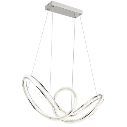 Globo - LED dimeriuojamas pakabinamas šviestuvas ant laido LED/45W/230V 2700-6000K blizgus chromas + nuotolinis valdymas