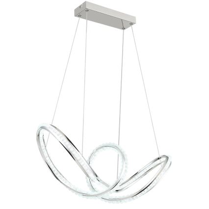 Globo - LED dimeriuojamas pakabinamas šviestuvas ant laido LED/45W/230V 2700-6000K blizgus chromas + nuotolinis valdymas