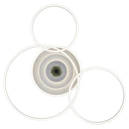 Globo - LED reguliuojamo ryškumo lubinis šviestuvas LED/60W/230V 2700-6500K 80,8x99,2 cm sidabrinis + nuotolinis valdymas