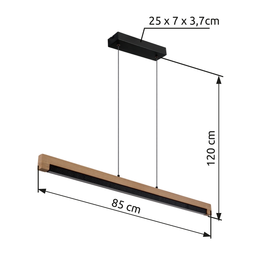 Globo - LED Pakabinamas sietynas LED/24W/230V