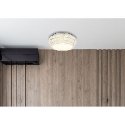 Globo - LED Pritemdomas lubinis šviestuvas LED/48W/230V 2700-6000K diametras 50 cm balta + nuotolinio valdymo pultas