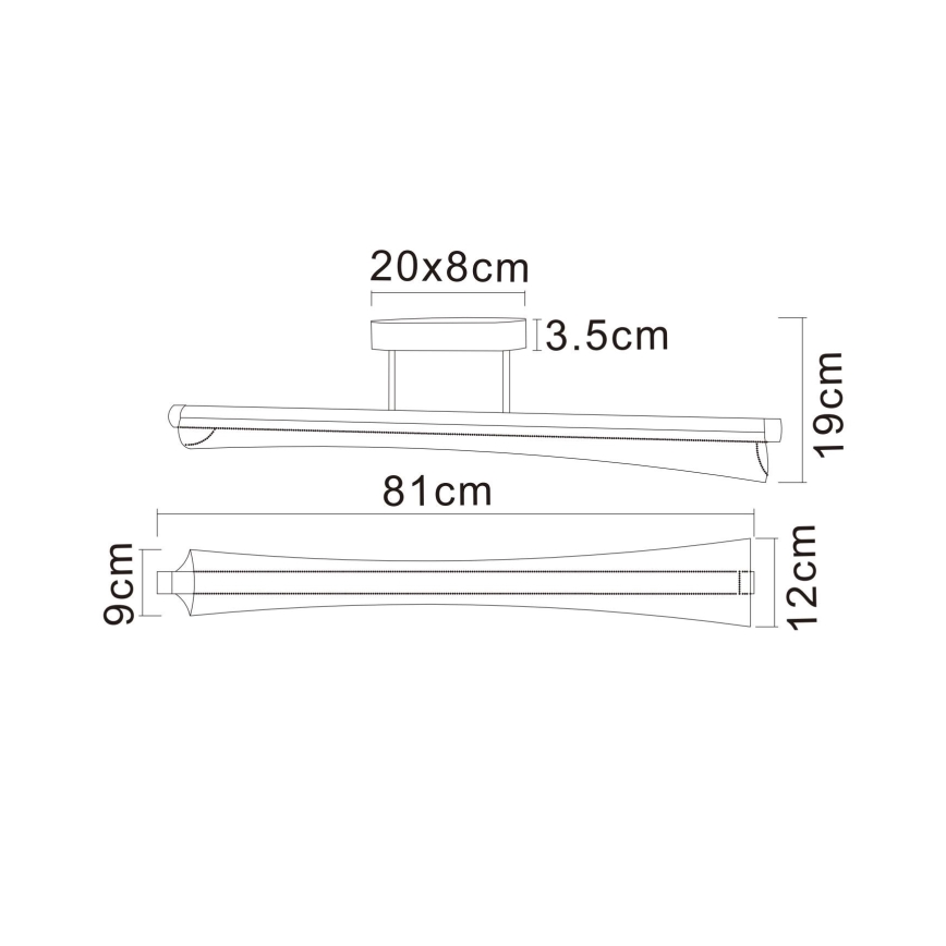 Globo - LED liustra ant strypo LED/28W/230V 2700/4000/6000K