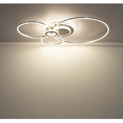 Globo - reguliuojamas LED lubinis šviestuvas LED/36W/230V 2700-6000K sidabrinis + nuotolinis valdymas