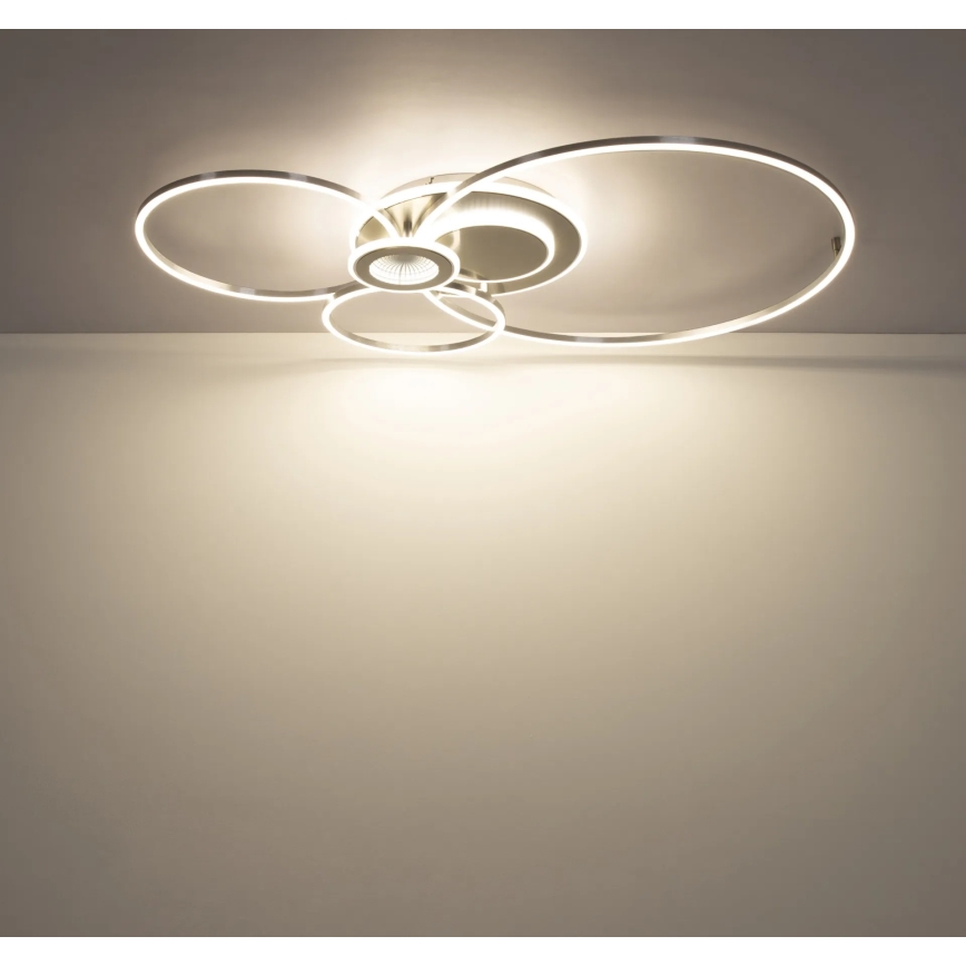 Globo - reguliuojamas LED lubinis šviestuvas LED/36W/230V 2700-6000K sidabrinis + nuotolinis valdymas