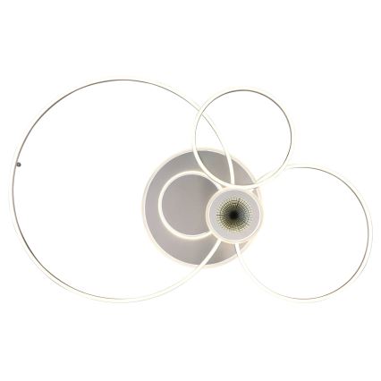 Globo - reguliuojamas LED lubinis šviestuvas LED/36W/230V 2700-6000K sidabrinis + nuotolinis valdymas