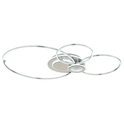 Globo - reguliuojamas LED lubinis šviestuvas LED/36W/230V 2700-6000K sidabrinis + nuotolinis valdymas