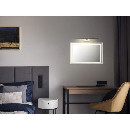 Globo - LED įkraunamas paveikslo šviestuvas LED/3,5W/5V 40 cm 3600 mAh matinis chromas
