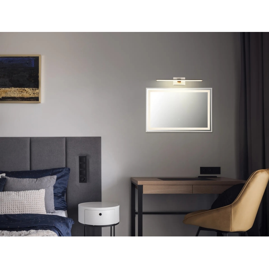 Globo - LED įkraunamas paveikslo šviestuvas LED/3,5W/5V 40 cm 3600 mAh matinis chromas