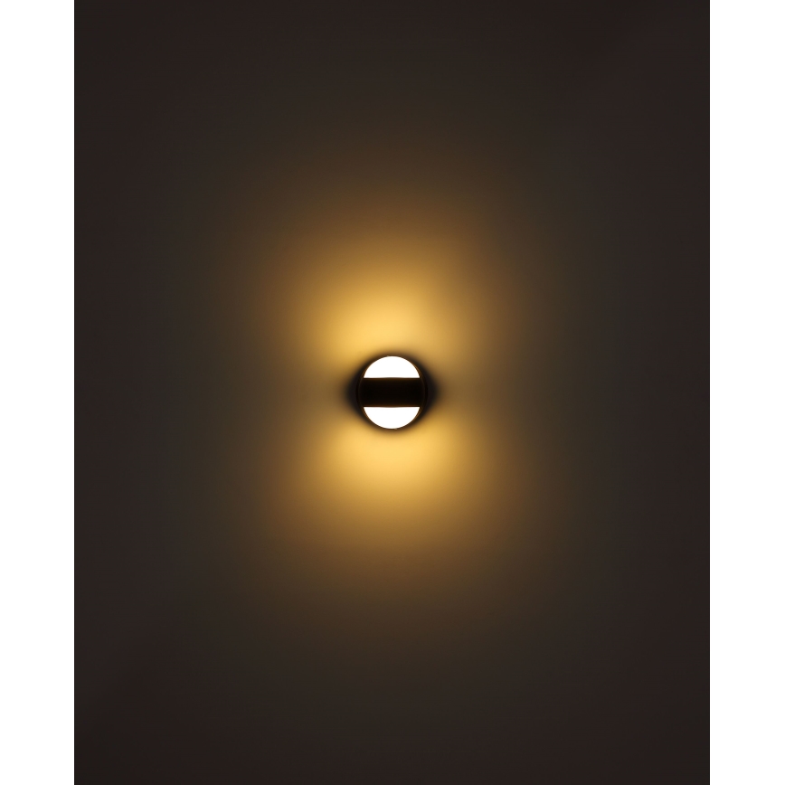 Globo - LED Pritemdomas įkraunamas jutiklinė Sieninis šviestuvas LED/1,4W/5V 1800 mAh juoda