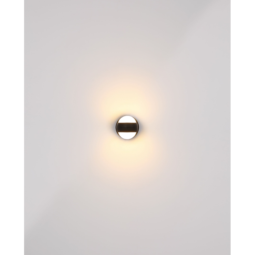 Globo - LED Pritemdomas įkraunamas jutiklinė Sieninis šviestuvas LED/1,4W/5V 1800 mAh juoda
