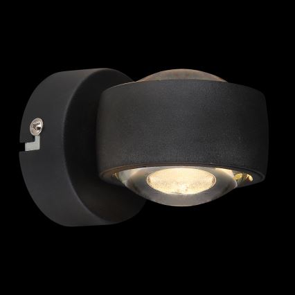 Globo - LED sieninis šviestuvas LED/7W/230V 3000K juoda