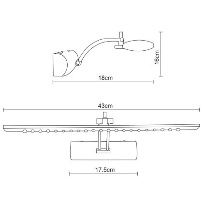 Globo - LED paveiklo šviestuvas LED/3W/230V