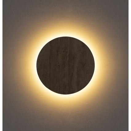 Globo - LED sieninis šviestuvas LED/12W/230V 3000K Ø 23 cm travertinas