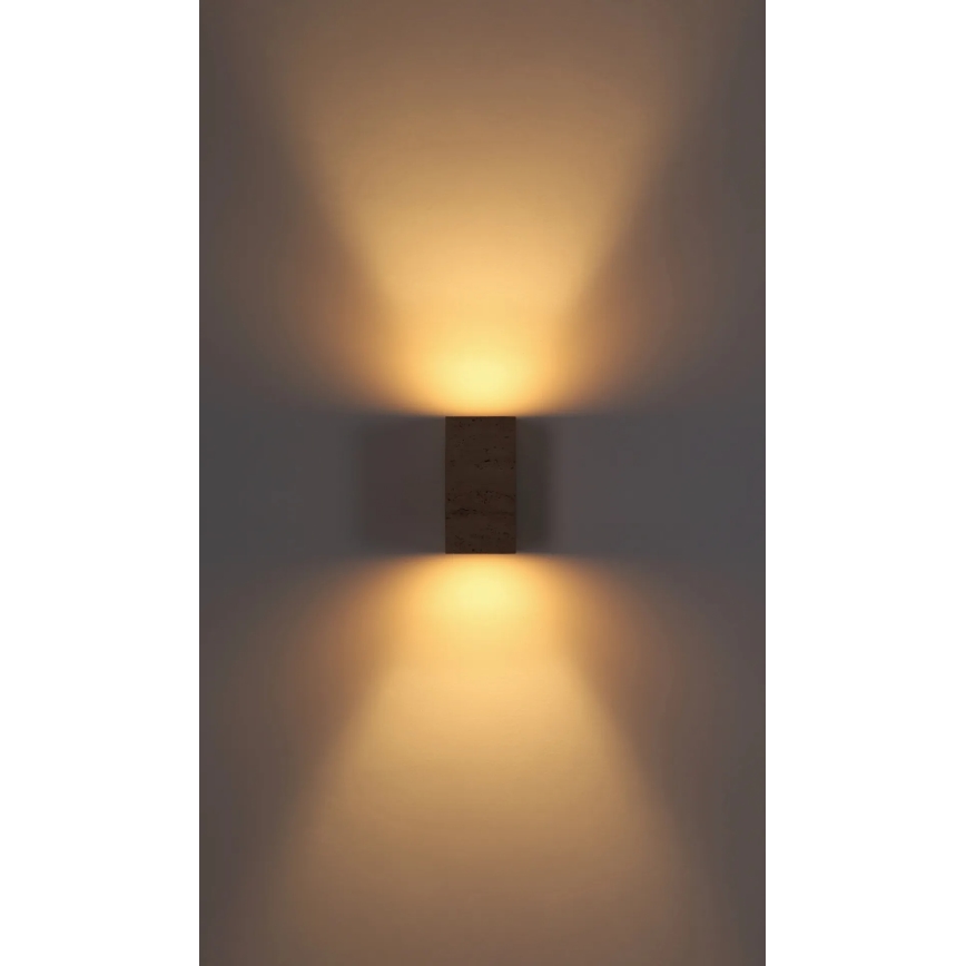 Globo - LED sieninis šviestuvas LED/6W/230V 3000K travertinas