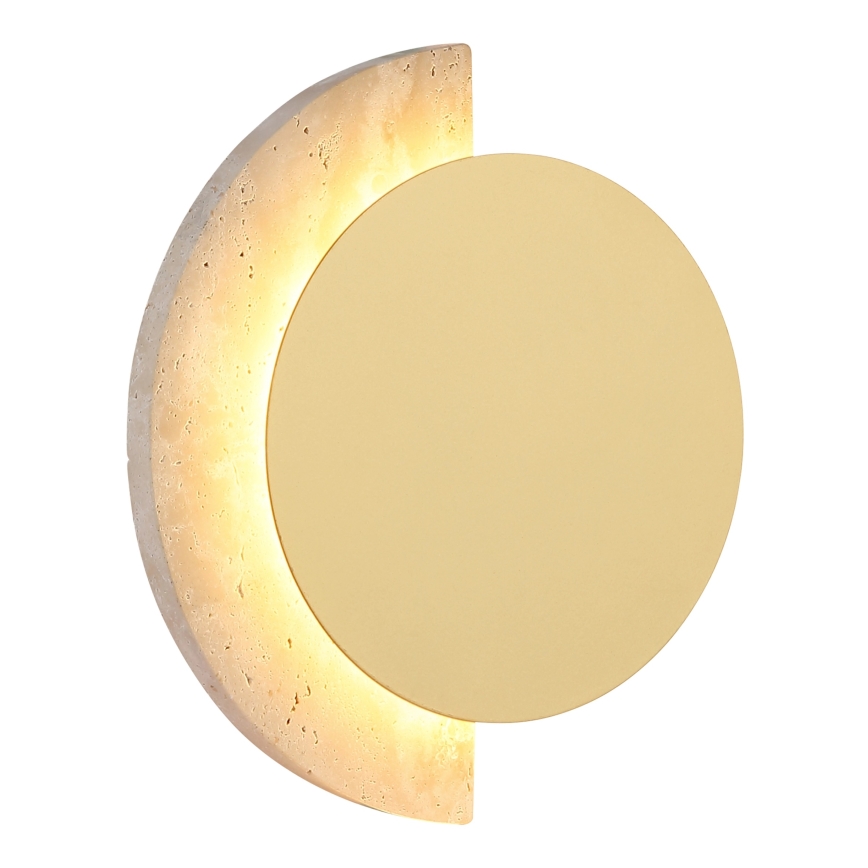 Globo - LED sieninis šviestuvas, 8 W, 230 V, 3000 K, skersmuo 20 cm, travertinas