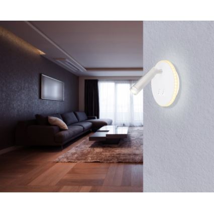 Globo - LED Sieninis akcentinis šviestuvas LED/6W + LED/1W/230V