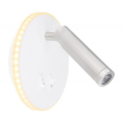 Globo - LED Sieninis akcentinis šviestuvas LED/6W + LED/1W/230V