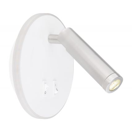 Globo - LED Sieninis akcentinis šviestuvas LED/6W + LED/1W/230V