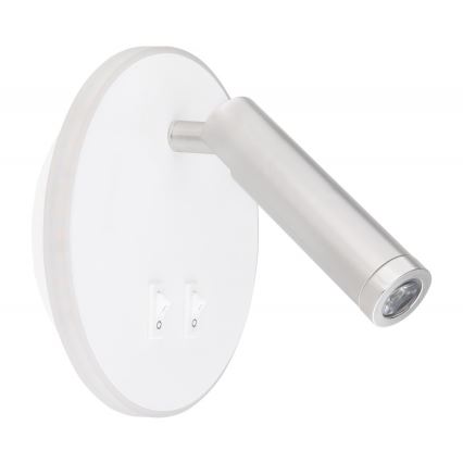 Globo - LED Sieninis akcentinis šviestuvas LED/6W + LED/1W/230V