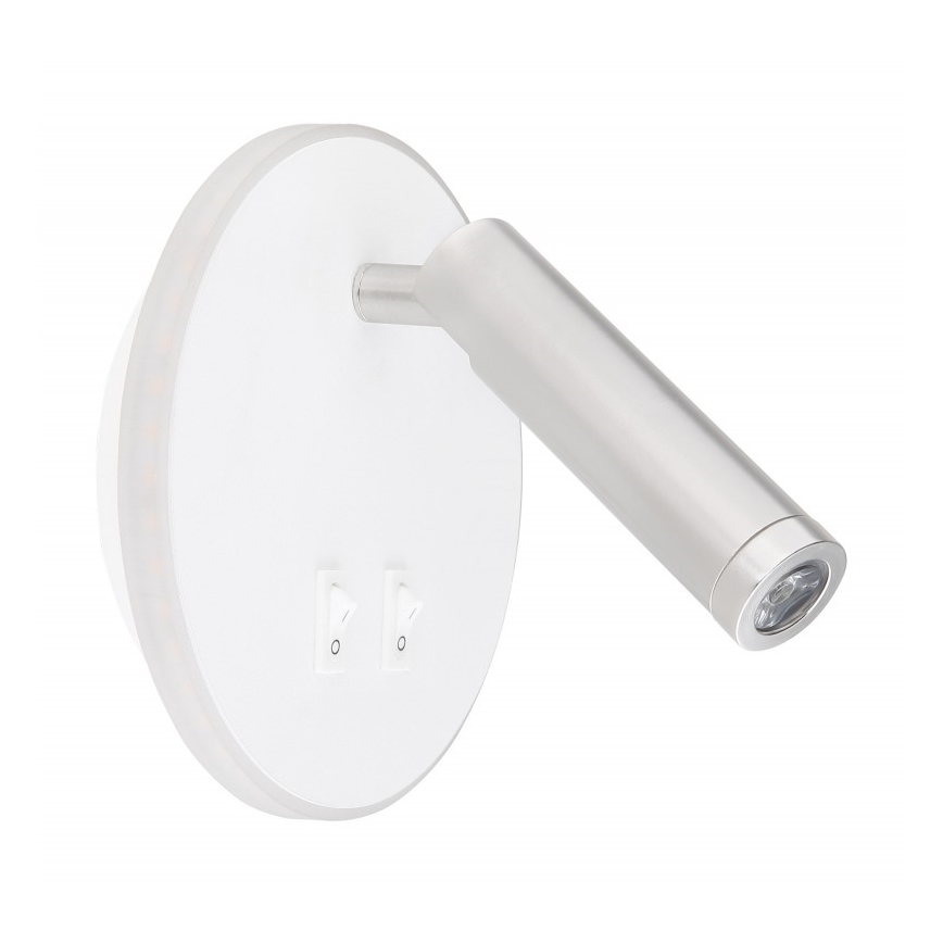 Globo - LED Sieninis akcentinis šviestuvas LED/6W + LED/1W/230V