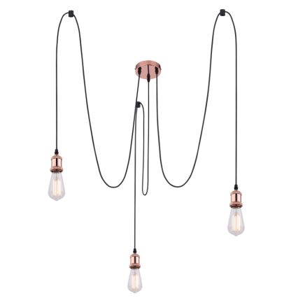 Globo A32-3 - Pakabinamas sietynas OLIVER 3xE27/40W/230V voras