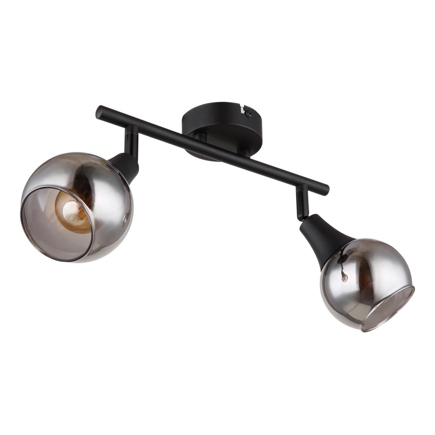 Globo - Akcentinis apšvietimas 2xE14/40W/230V juoda