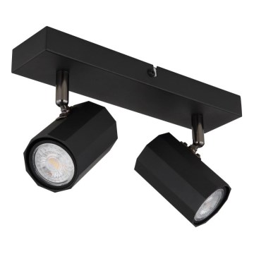 Globo - Akcentinis apšvietimas 2xGU10/25W/230V juoda