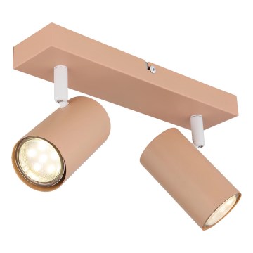 Globo - Akcentinis apšvietimas 2xGU10/25W/230V oranžinė