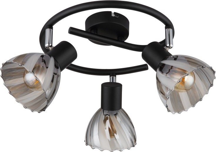 Globo - Akcentinis apšvietimas 3xE14/40W/230V juoda