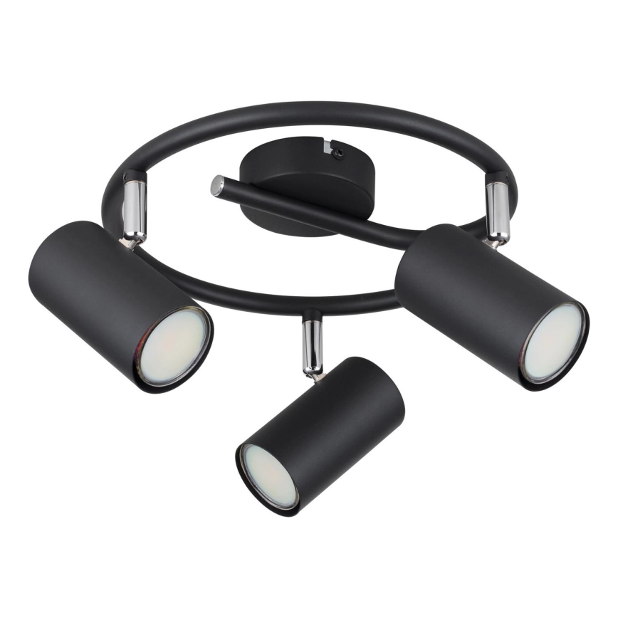 Globo - Akcentinis apšvietimas 3xGU10/25W/230V juoda