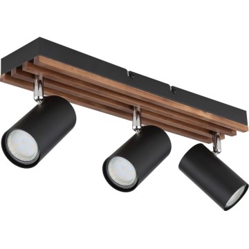 Globo - Akcentinis apšvietimas 3xGU10/25W/230V juoda