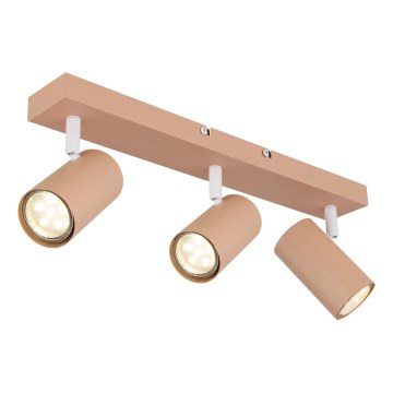 Globo - Akcentinis apšvietimas 3xGU10/25W/230V oranžinė