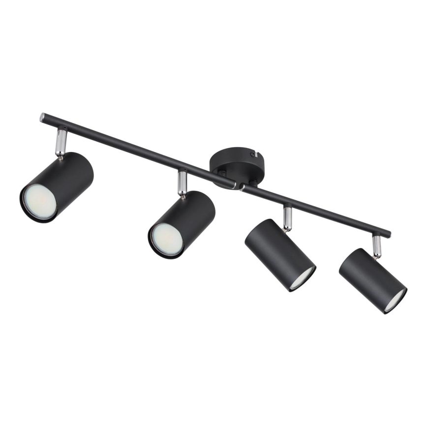 Globo - Akcentinis apšvietimas 4xGU10/25W/230V juoda